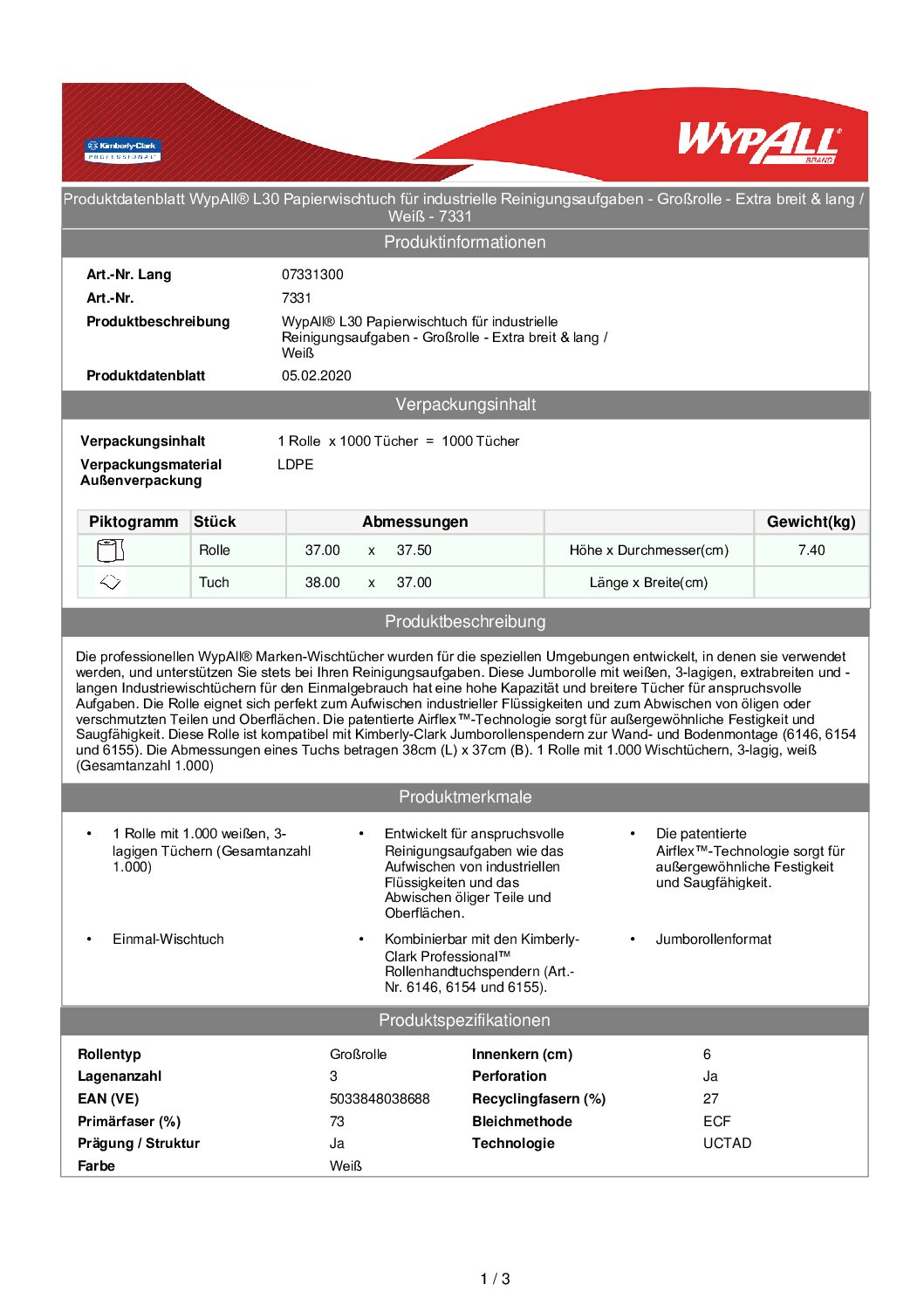 781001 Datenblatt