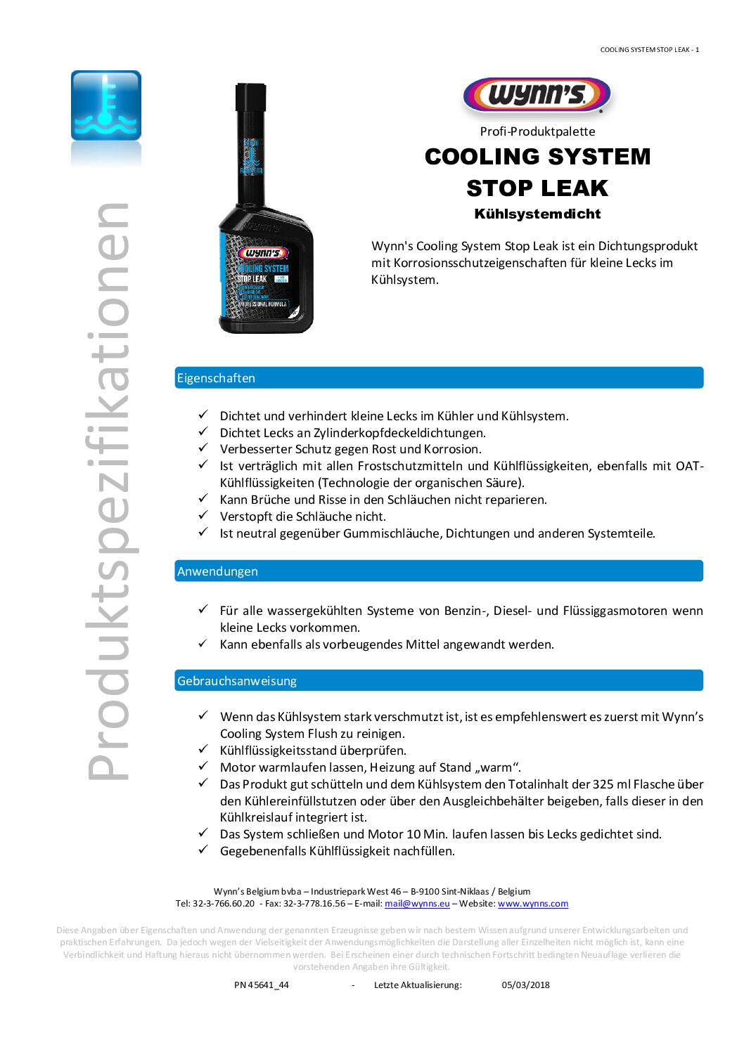 Cooling System Stop Leak