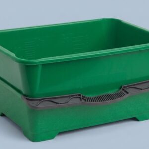 Eimer gross 28 Liter für die Glasreinigung, mit 2 Ausgüssen, ohne Zubehör